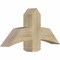 Ekena Millwork Bellingham Rough Sawn Timber Gable Bracket, Douglas Fir, 36"W x 18"H x 6"D x 6"F, 12/12 Pitch GBW036X18X0606BEL00RDF - alternate 5